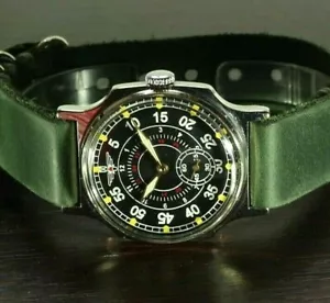 Pobeda LACO PILOT watch Vintage Soviet mechanical mens wrist military USSR - Picture 1 of 12