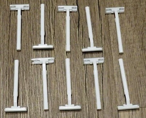 EINWEGRASIERER 10 Stück 2 Klingen Damen Herren Rasierer Anti-Rutsch-Griff NEU - Bild 1 von 4