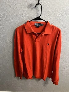 Camisa Polo Ralph Lauren Personalizada Hombre Grande Roja Manga Larga - Imagen 1 de 6