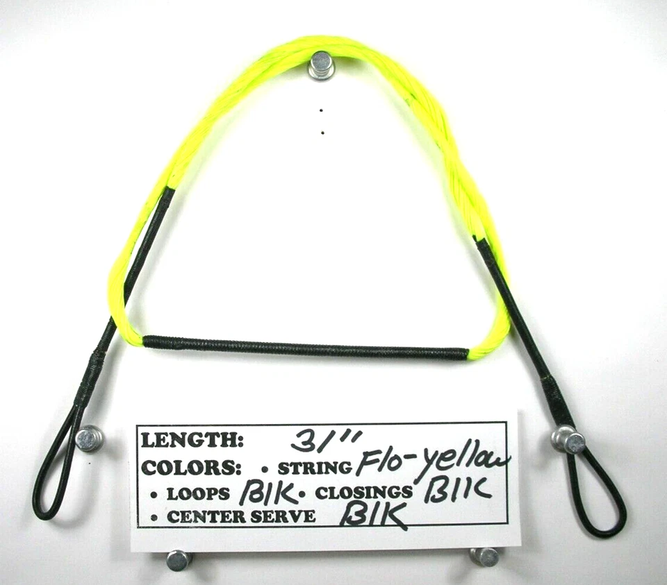 *FLO YELLOW* Crossbow String Excalibur Matrix Series 31 inch Handmade  - Image 1 of 1