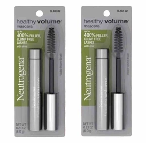 Lot of 2 Neutrogena Healthy Volume Lash-Plumping Mascara Black(02) 0.21oz New - Picture 1 of 2
