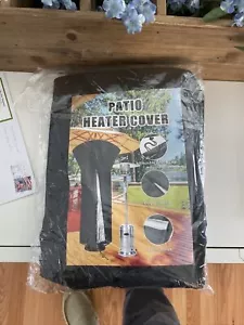 Patio Heater Cover Waterproof with Zipper Standup Outdoor Round Oxford Fabric - Picture 1 of 10
