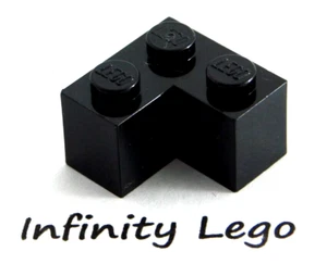 12 LEGO Black Modified Brick  2 x 2 Corner (2357) - 12 Pieces - Picture 1 of 1