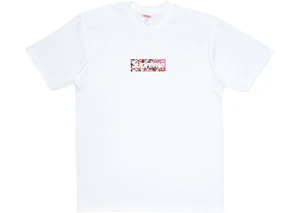 Supreme x Takashi Murakami COVID-19 Relief Box Logo T-Shirt - White (SS20) - Picture 1 of 2