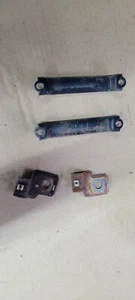 1990 91 Honda Civic Hatchback EF CRX Door Mount Seat Belt Brackets Set Of 4 - Picture 1 of 4