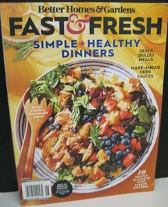BETTER HOMES & GARDENS FAST & FRESH SIMPLE & HEALTHY DINNERS SOFTCOVER COOKBOOK - Imagen 1 de 4