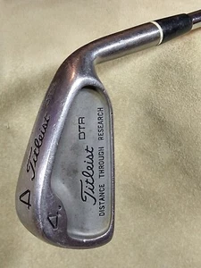 Titleist DTR Distance Through Research 4 Iron Golf Club Steel Shaft RH  - 40" L - Picture 1 of 7