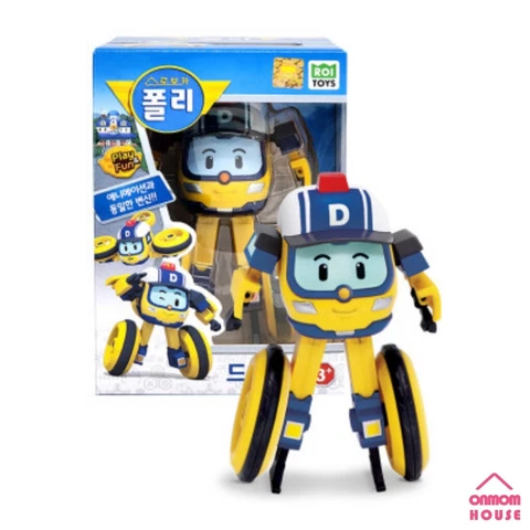 Robocar Poli Transformer DRONEY Robot Action Figure Car Toy 4 inch Cover