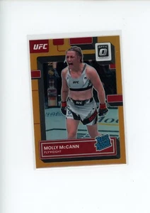 Donruss Optic Molly McCann 2023 clasificación #121 novato radiocontrol naranja Prizm 12/49 - Imagen 1 de 2