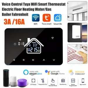 WiFi Thermostat Digital LCD WLAN Gas Boiler Raumthermostat Fußbodenheizung Tuya - Bild 1 von 23
