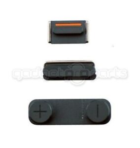 iPhone 5 Housing Buttons (Black) - FREE SAME DAY SHIP MON-SAT