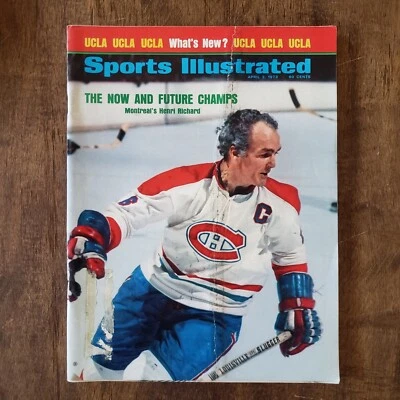 Sports Illustrated April 2, 1973 Now and Future Champs Montreal's Henri Richard - Image 1 of 2