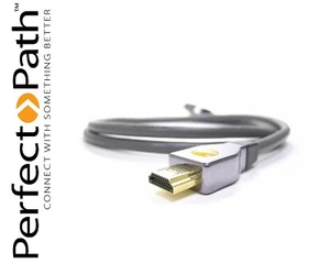 Perfect Path Locking HDMI Cable with Ethernet Channel 10.2Gb 4K ARC Gold Plated - Picture 1 of 8