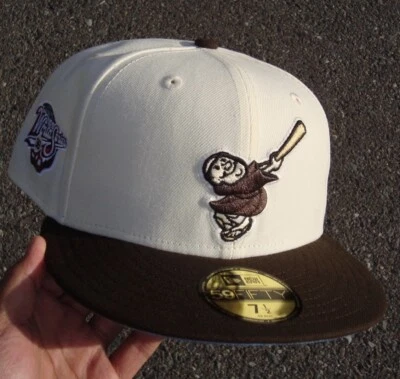 New Era 59Fifty San Diego Padres 1998 World Series MLB Club Fitted Hat Size GITD - Image 1 of 4