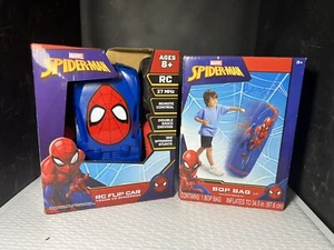 Marvel Spider-Man Car Remote Control New RC TOY Gift for Kids And Bop Bag (Z56) - Picture 1 of 5