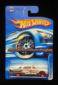 Hot Wheels 1957 Cadillac Eldorado Brougham #147 ** RED 3SP WHEELS ** POLICE ** - Picture 1 of 9