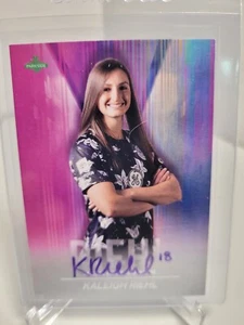 2021 PARKSIDE NWSL #SS-KR KALEIGH RIEHL SIGNATURE SERIES Purple /50 RARE - Picture 1 of 2