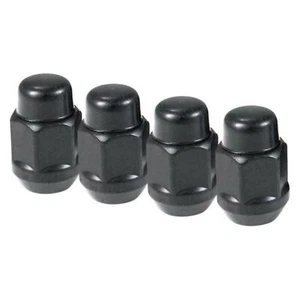 Black Chrome Cone Seat Acorn Bulge Lug Nuts Fits 1997-2001 Hyundai Tiburon - Picture 1 of 1