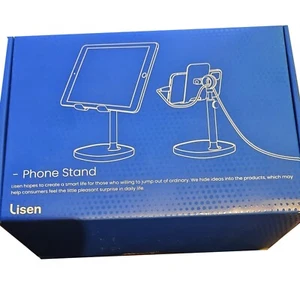 LISEN Desktop Cellphone Stand S1 Mechanical Series #LE752 - Black - Picture 1 of 2