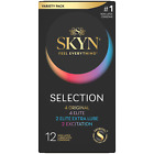 Lifestyles SKYN Selection Excitation Variety Non-Latex Lubricated Condoms