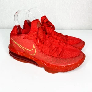 Nike Mens Lebron 17 Titan X Agimat Basketball Shoes Red CD5008-600 Low Top 7.5 M - Picture 1 of 5