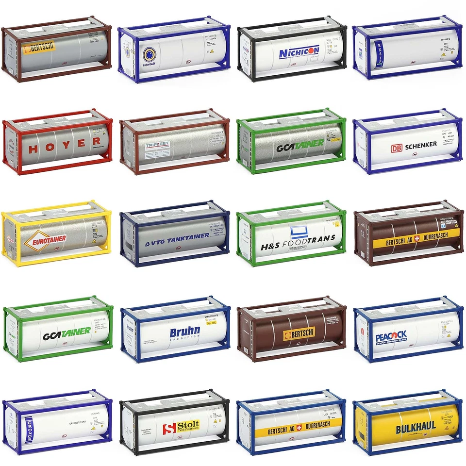 Evemodel N Gauge 20ft Oil Tank Container 1:150 20' Tanktainer Model Train C15023 - Image 1 of 4