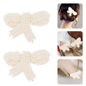 Bow Shoe Flower Decorations Embellishments for - Picture 1 of 12
