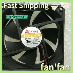 FD249225EB 1pcs Y.S.TECH Inverter fan 24V 0.27A 4.8W 90*90*25mm 2wire - Afbeelding 1 van 3