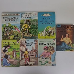 Posten 7 Marienkäfer beliebte Geschichten Vintage leicht lesbare Bücher Serie 606D - Bild 1 von 8