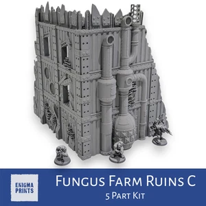 Fungus Farm Ruins C | Warpzel-1A | Ork Terrain Scenery for Tabletop Wargaming - Picture 1 of 8