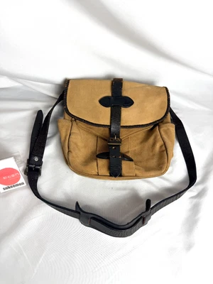 Filson Small Rugged Twill Field Bag Tan Made in USA with Shoulder Strap - Bild 1 von 4