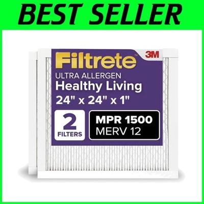 Asthma Friendly 24x24x1 HVAC Filter, MERV 12 - 2 Pack - Image 1 of 4