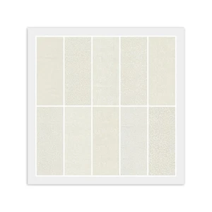PASTEL CAPA - 20) 10" x 10" Cuadrados BEIGE MARFIL, 100% Tela Algodón, 1 Duplicado - Imagen 1 de 10