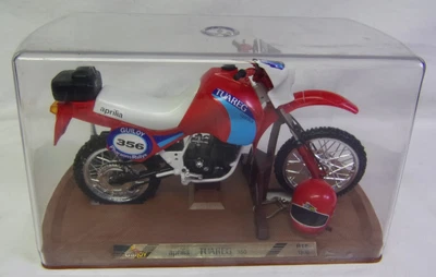 1:10 Guiloy - Motorrad - Aprilia Tuareg 350 - mit Helm Schlüsselanhänger - OVP - Bild 1 von 4