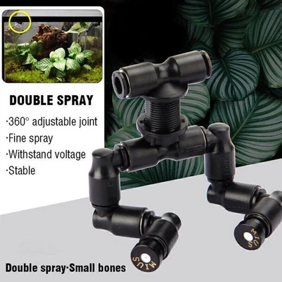 Reptile Chamäleon Sprühdüse Sprinkler Düse Terrarium Luftbefeuchter Rainforest - Bild 1 von 4