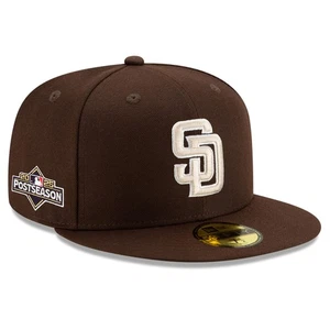 Men's New Era  Brown San Diego Padres 2025 MLB Postseason Side Patch 59FIFTY - Picture 1 of 4