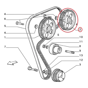 Gang Steuerung Vertrieb Lancia Delta Original 7702408 - Bild 1 von 1