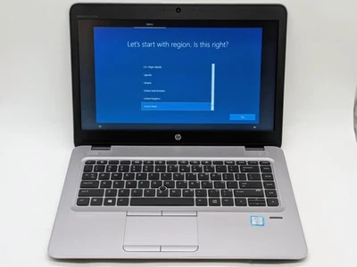 HP EliteBook 840 G3 14" FHD I7-6600U 256GB SSD 16GB W10P Webcam FPR - Image 1 of 4