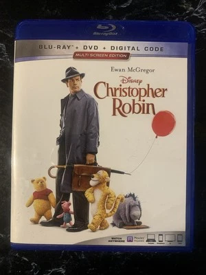 Christopher Robin (Blu-ray, DVD, 2018) No Digital Code Foto 1 de 3