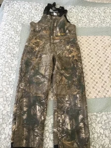 Realtree Xtra Camouflage Hunting Overalls Men’s  Med. Insulated Quilt Lined - Picture 1 of 14