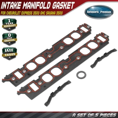 发动机进气歧管垫圈套装适用于雪佛兰 Express 3500 GMC Savana 3500 V8 7.4L — 第 1/4 张图片