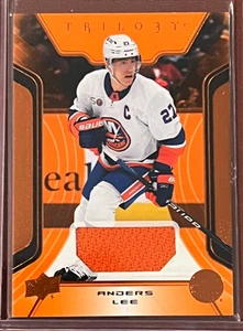 Anders Lee Game Used Jersey 2023-24 Upper Deck Trilogy #32 Islanders - Picture 1 of 2