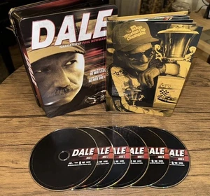 Dale Earnhardt Movie Narrated Paul Newman 6 Disc DVD Set NASCAR Race Docu Tin - Picture 1 of 4