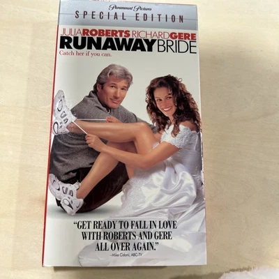 Runaway Bride (VHS, 2000, Special) Julia Roberts Gere Part Buy One Get One Free - Image 1 of 3