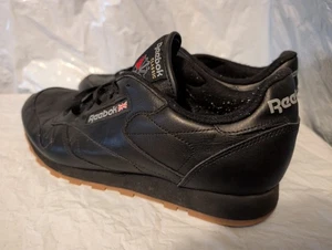 Zapatillas Reebok Classic Cuero Negro Goma (Talla 9) - Imagen 1 de 5