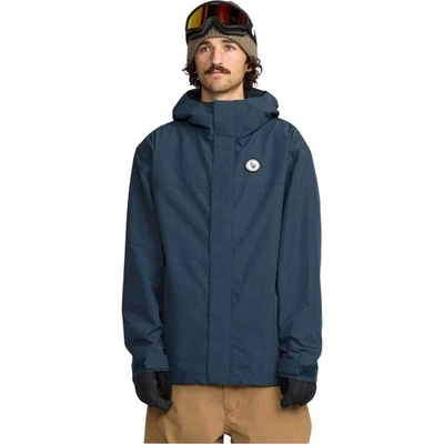 Volcom Buckthreeeighty Men's Winter Jacket, Deep Blue, X-Small - Image 1 of 3