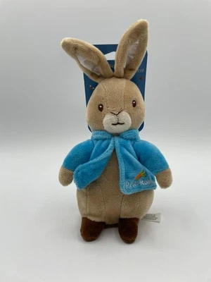 New Kids Preferred Peter Rabbit Plush Bean Bag Beatrix Potter 9” Blue Tan 2017 - Image 1 of 4