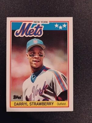 1988 TOPPS TIFFANY U.K. MINI COLLECTORS SET #76 - DARRYL STRAWBERRY - Image 1 of 2