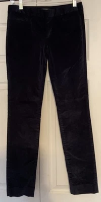 Pantalones Banana Republic Terciopelo Terciopelo Azul Marino Talla 2 Largos Foto 1 de 4