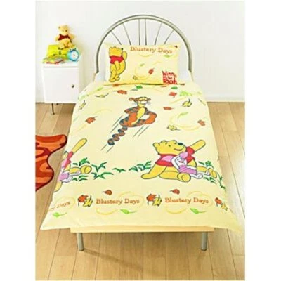 WINNIE THE POOH BLUSTERY DAYS ROTARY DUVET SET 100 % COTTON